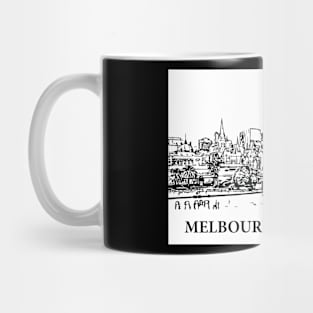 Melbourne Australia Mug